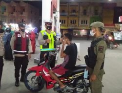 Kanit Reskrim Polsek Binjai Selatan Pimpin Kegiatan Yustisi Malam Hari