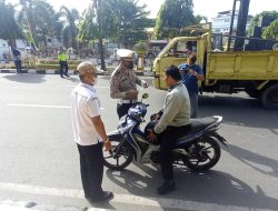 “Imbau Pengguna Jalan Taat Prokes” Polres Binjai dan Instansi Terkait Gelar Operasi Yustisi