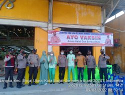 Capaian Pelaksanaan Vaksinasi Wilayah Hukum Polsek Binjai Utara