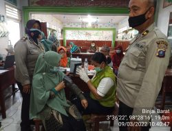 Capaian Pelaksanaan Vaksinasi Wilayah Hukum Polsek Binjai Barat