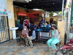 Capaian Pelaksanaan Vaksinasi Wilayah Hukum Polsek Binjai Selatan