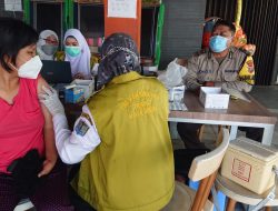 Capaian Pelaksanaan Vaksinasi Wilayah Hukum Polsek Binjai Kota