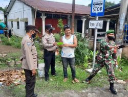 Gelar Operasi Yustisi Pagi Bagi Masker Gratis Dan Imbau Prokes