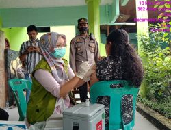 Kapolsek Binjai Timur Pam/Monitoring Pencapaian Giat Vaksin Massal Wilayah Polsek Binjai Timur