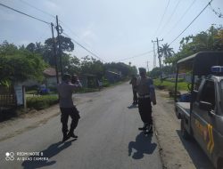 Polsek Binjai Timur sebar himbauan Prokes