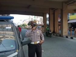 Patroli Pagi Polsek Binjai Kota Pantau Kegiatan dan Imbau Masyarakat Patuhi Prokes