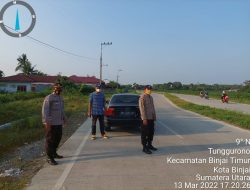 Patroli Kryd Sore Hari Polsek Binjai Timur Antisipasi Balap Liar