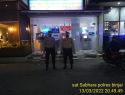 Sat Samapta Polres Binjai patroli kegiatan masyarakat dan obyek vital