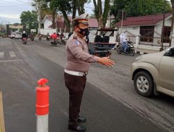 Sebagai Wujud Pelayanan Kepada Masyarakat Giat Rutin Pos Padat Pagi Polsek Binjai Kota
