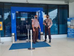 Pastikan Giat Perbankan Aman, Unit Pam Obvit Samapta Polres Binjai Laksanakan Pengamanan Di Bank BRI