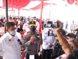 Tinjau Vaksin Anak dan Lansia di Sergai, Kapolda Sumut : Rapatkan Barisan, Bangun Strategi Percepatan Vaksin