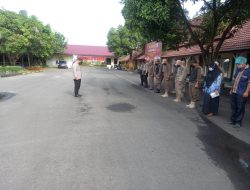 Operasi Yustisi Rutin Polres Binjai Dengan Instansi Terkait Laksanakan Razia Masker