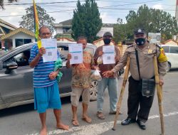 Bhabinkamtibmas Polsek Sei Bingai Polres Binjai Lakukan pendampingan vaksinasi untuk Lansia Dosis II