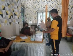 Capaian Vaksinasi Warga Kec Binjai Utara Wilkum Polsek Binjai Utara