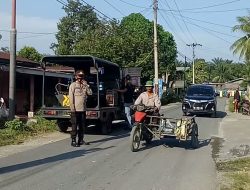 Disiplinkan Protokol Kesehatan Gelar Operasi Yustisi Sore Polsek Selesai