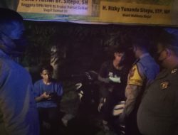 Polsek Selesai Polres Binjai Bagikan 40 Pcs Razia Masker Ops Yustisi Malam