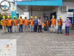 Unit Samapta Polsek Binjai Utara Dampingi Petugas PLN Dalam Operasi P2TL