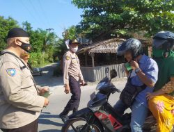 Tertibkan Protokol Keshatan, Polsek Selesai Lakukan Ops Yustisi Sore Hari
