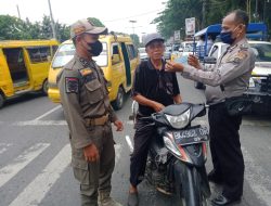 Polsek Binjai Kota Laksanakan Operasi Yustisi Pagi Ini Dan Bagikan Masker Kepada Warga