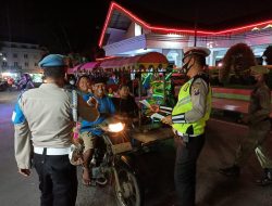 Perwira Siaga Polres Binjai Polda Sumut Pimpin Ops Yustisi Gabungan