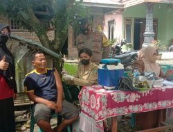 Capaian Vaksinasi Warga Kec Selesai Wilkum Polsek Selesai