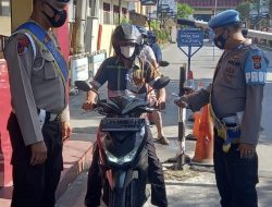 Masuk Mako Provost Polres Binjai Lakukan Cek Suhu Tubuh