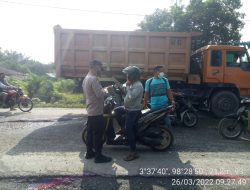 Berikan Sosialisasi 5M Ke Masyarakat, Polsek Binjai Utara Gelar Operasi Yustisi Pagi Ini