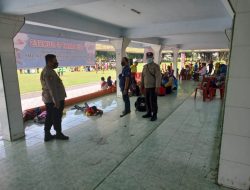 Polsek Binjai Kota Lakukan Pengamanan Semi Final Dan Final Perlombaan Festival Permainan Rakyat Dan Olahrqga Tradisional Tingkat Sd/Smp Kota Binjai Tahun 2022