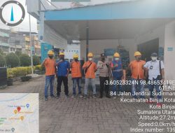 Unit Samapta Aiptu JM Dolok Saribu Dampingi Petugas PLN Dalam Operasi P2TL