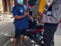 IPDA R.K. PADANG Pimpin Pelaksanaan Ops Yustisi Pagi Wilkum Polsek Binjai Kota