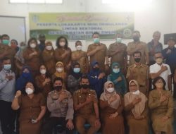 Kapolsek Binjai Timur Hadiri Giat Akreditasi Puskesmas Tanah Tinggi dan rapat Percepatan Vaksin Lansia dosis 2