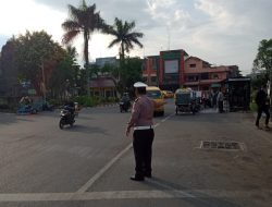 Untuk Menjaga Kamseltibcar Polsek Binjai Kota Lakukan Gatur Pagi