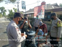 Kanit Samapta Iptu I.H Harahap Pimpin Giat Yustisi Pagi