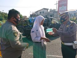 Ops Yustisi Pagi Wilkum Polsek Binjai Kota Lakukan system Rik Barcode