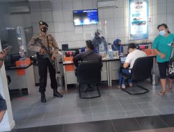 Pam Obvit Sat Samapta Polres Binjai Laksanakan Pam Perbankan Ciptakan Situasi Aman Dan Kondusif