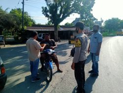 Ops Yustisi Minggu Pagi|| Polsek Selesai Tertibkan Warga Pakai Masker