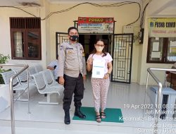 Mobilisasi Warga Untuk Vaksinasi Gencar Dilakukan Bhabinkamtibmas Polsek Binjai Utara
