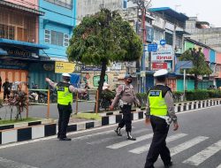 Antisipasi Kemacetan Sat Lantas Polres Binjai Giat Padat Lalin Pagi Hari