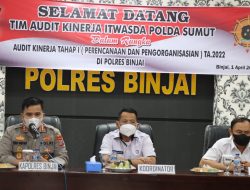 Tim Audit Kinerja Itwasda Polda Sumut Dalam Rangka Audit Kinerja Tahap-I (Perencanaan Dan Pengorganisasian) Polres Binjai T.A. 2022