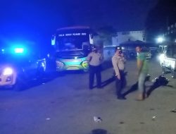 Ciptakan Rasa Aman dan Kondusif Sat Samapta Polres Binjai Patroli Blue light