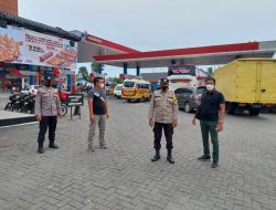 Unit Intelkam Monitoring Ketersediaan Stok BBM di SPBU yang di Wilkum Polsek Binjai Timur