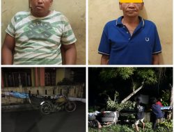Polsek Binjai Timur Polres Binjai Ungkap Kasus Pencurian Besi Rel Kereta Api