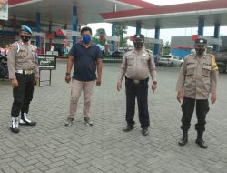 Polsek Binjai Timur Monitoring Kelangkaan Dan Ketersediaan Stok BBM di SPBU