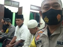 Bhabinkamtibmas Desa Sei Limbat Kec. Selesai Sholat Subuh Berjamaah  Dan Sampaikan Pesan Kamtibmas