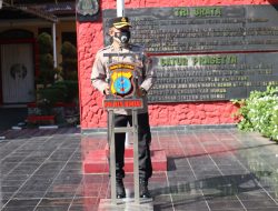 Kabag Ops Polres Binjai KOMPOL AGUNG BASUNI,SH, S.IK, Pimpin Apel Pengamanan Aksi Unjuk Rasa Oleh Kesatuan Mahasiswa Kota Binjai Di Kantor DPRD kota Binjai