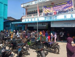Kapolsek Selesai Pimpin Pelaksanaan Pembayaran BPNT Kemensos RI Kantor Pos Selesai