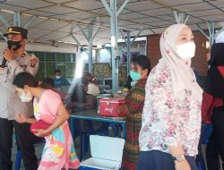 Monitoring Dan Capaian Vaksinasi Warga Kec Selesai Wilkum Polsek Selesai