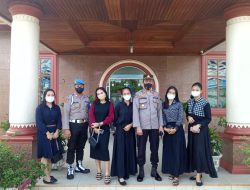 Ciptakan Rasa Aman dan Nyaman Kapolsek Monitoring Pelaksanaan Pengamanan Ibadah Jumat Agung Bagi Umat Kristiani