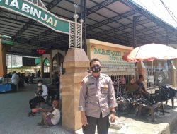Ciptakan Rasa Nyaman Saat Beribadah Polsek Binjai Kota Lakukan Pam Sholat Jumat