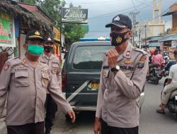 Patroli Polsek Binjai Kota Antisipasi Pasar Tumpah Menjelang Berbuka Puasa